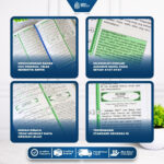 Gema Risalah - Hampers Gift Set Ibadah Quran Al Jabbar Terjemah dan Sajadah Turkiye Premium Anti Slip Hadiah Spesial untuk keluarga - Biru - Gambar 5