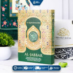 Gema Risalah - Hampers Gift Set Ibadah Quran Al Jabbar Terjemah dan Sajadah Turkiye Premium Anti Slip Hadiah Spesial untuk keluarga - Biru - Gambar 8
