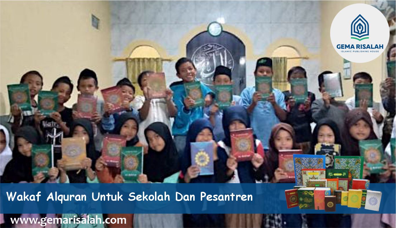 wakaf alquran untuk sekolah dan pesantren